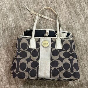 Coach Denim Signature Tote